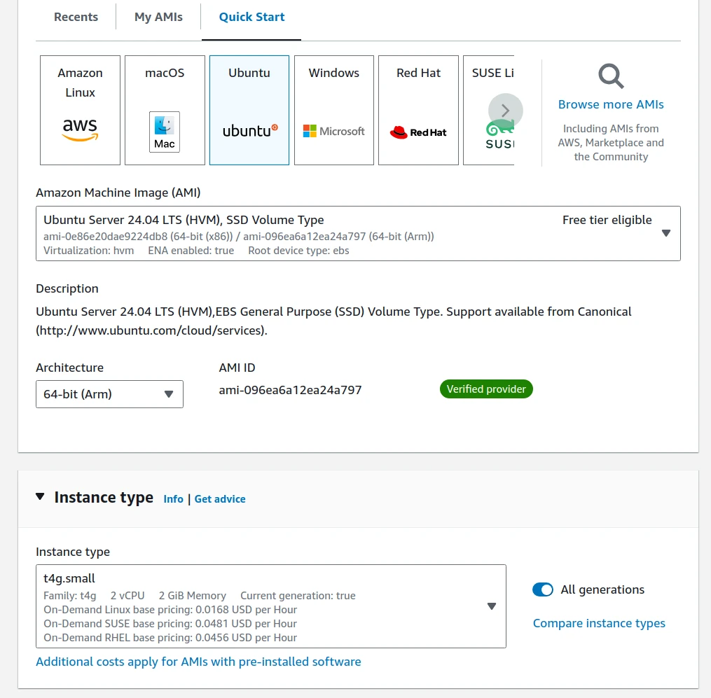 EC2 Quick Start Images