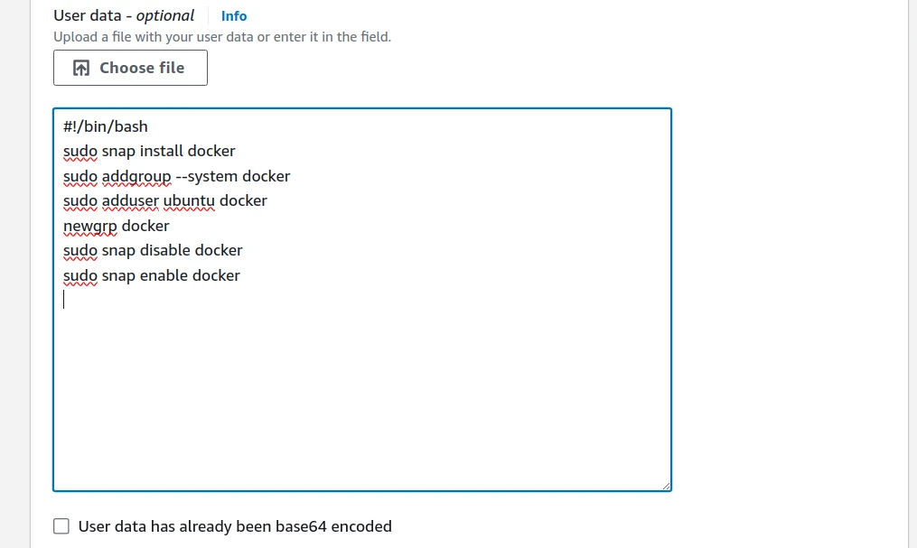 Bootstrapping user data