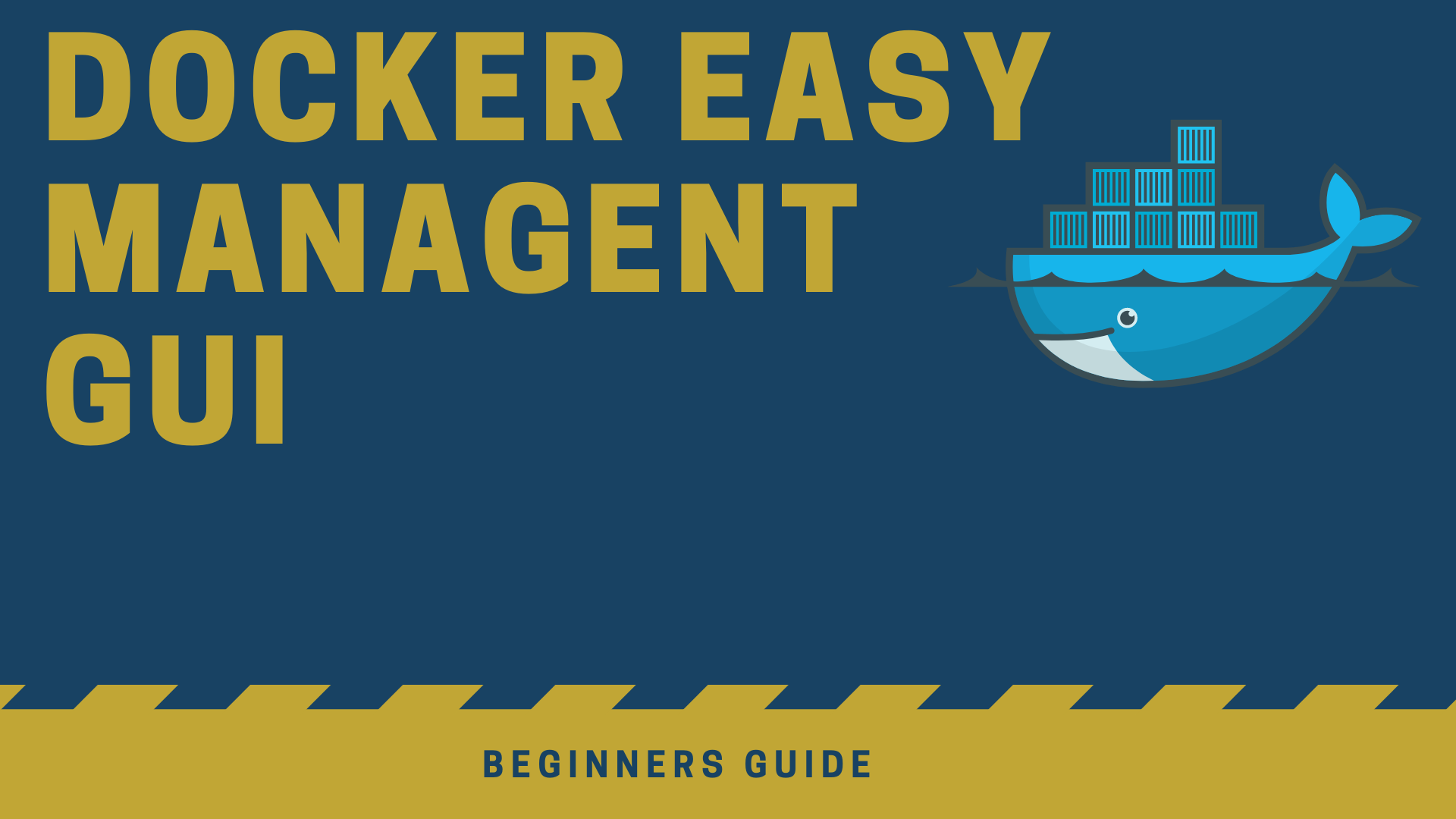 How to manage Docker containers and hosts using a Web GUI